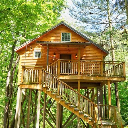Wild Cherry Treehouse By Amish Country Lodging Millersburg Exterior foto