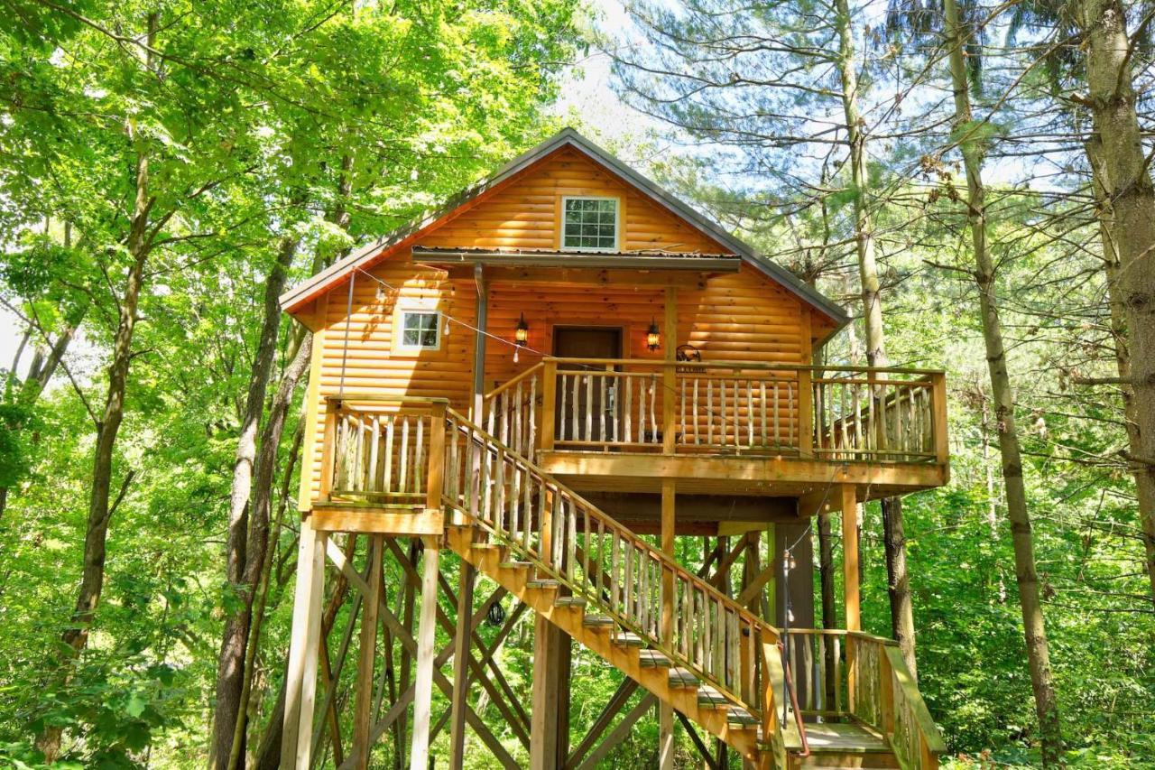 Wild Cherry Treehouse By Amish Country Lodging Millersburg Exterior foto